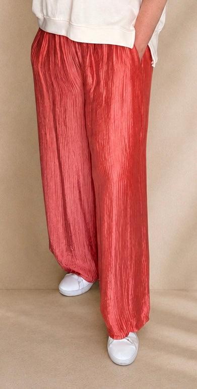 Musselin Sommerhose Terrakotta