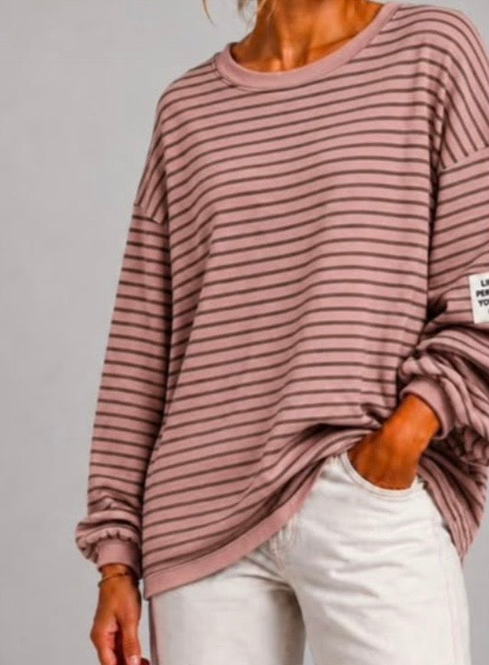 Langarmshirt Rosa