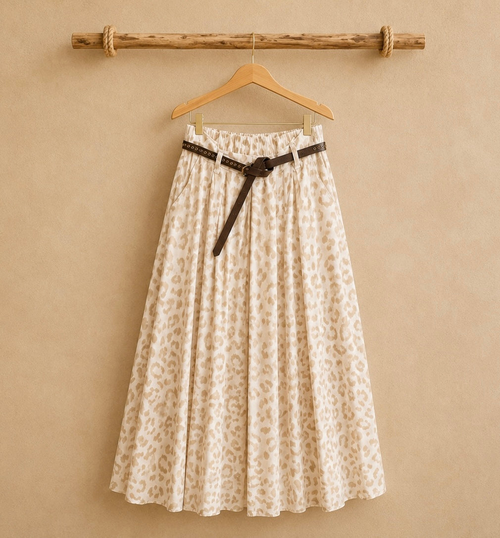 Weite Leo Hose Creme