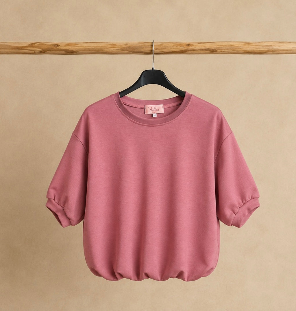 Kurzshirt Rosé Chic