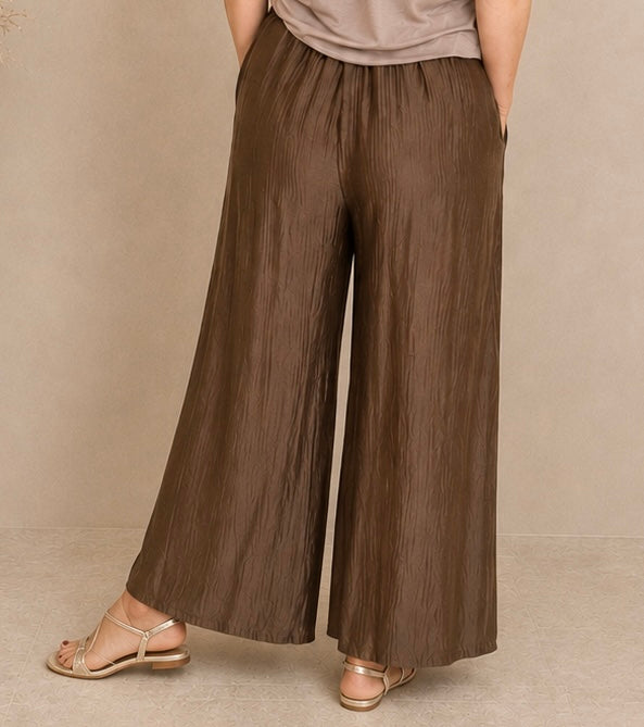 Musselin Sommerhose Braun