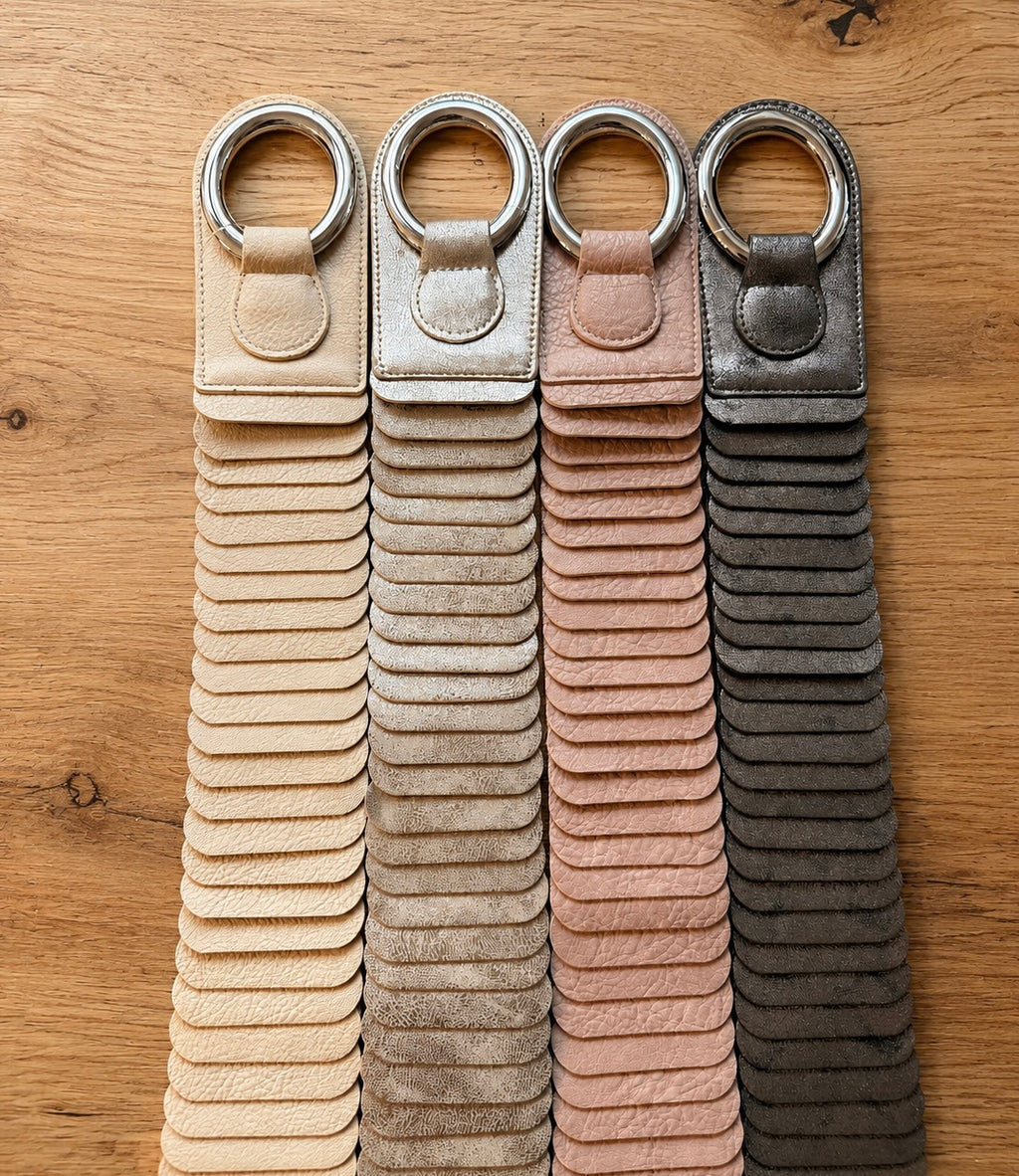 Stretchgürtel creme 103 cm