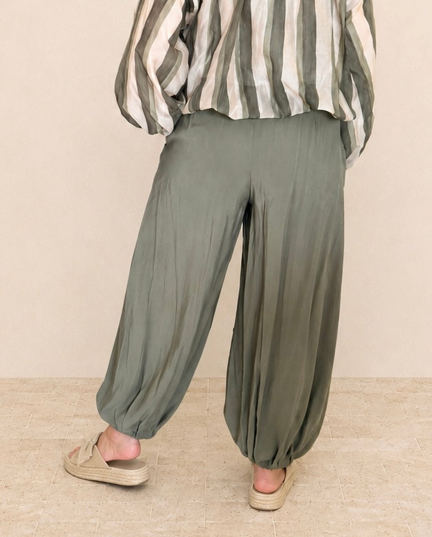 Leichte Hose Olive
