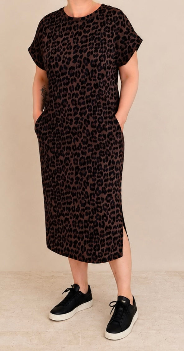Shirtkleid Leo braun