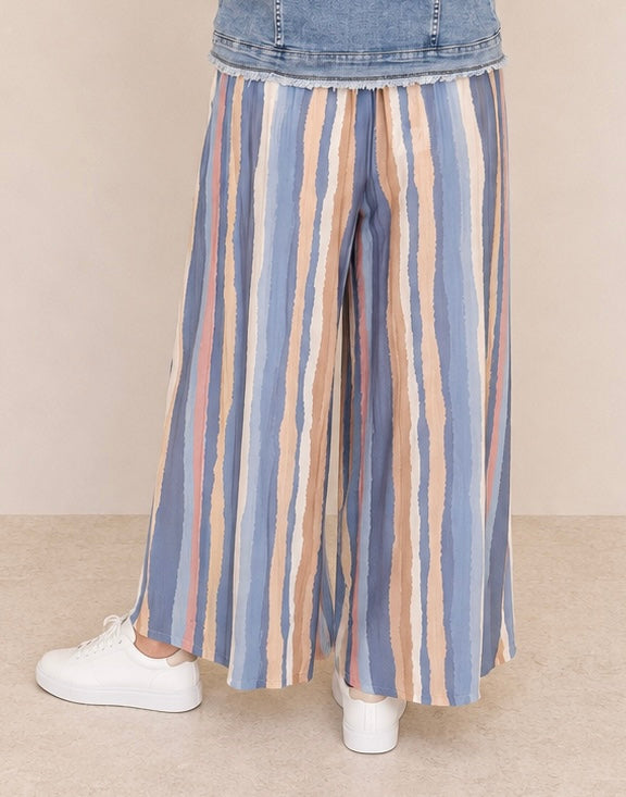Luftige Sommerhose blau