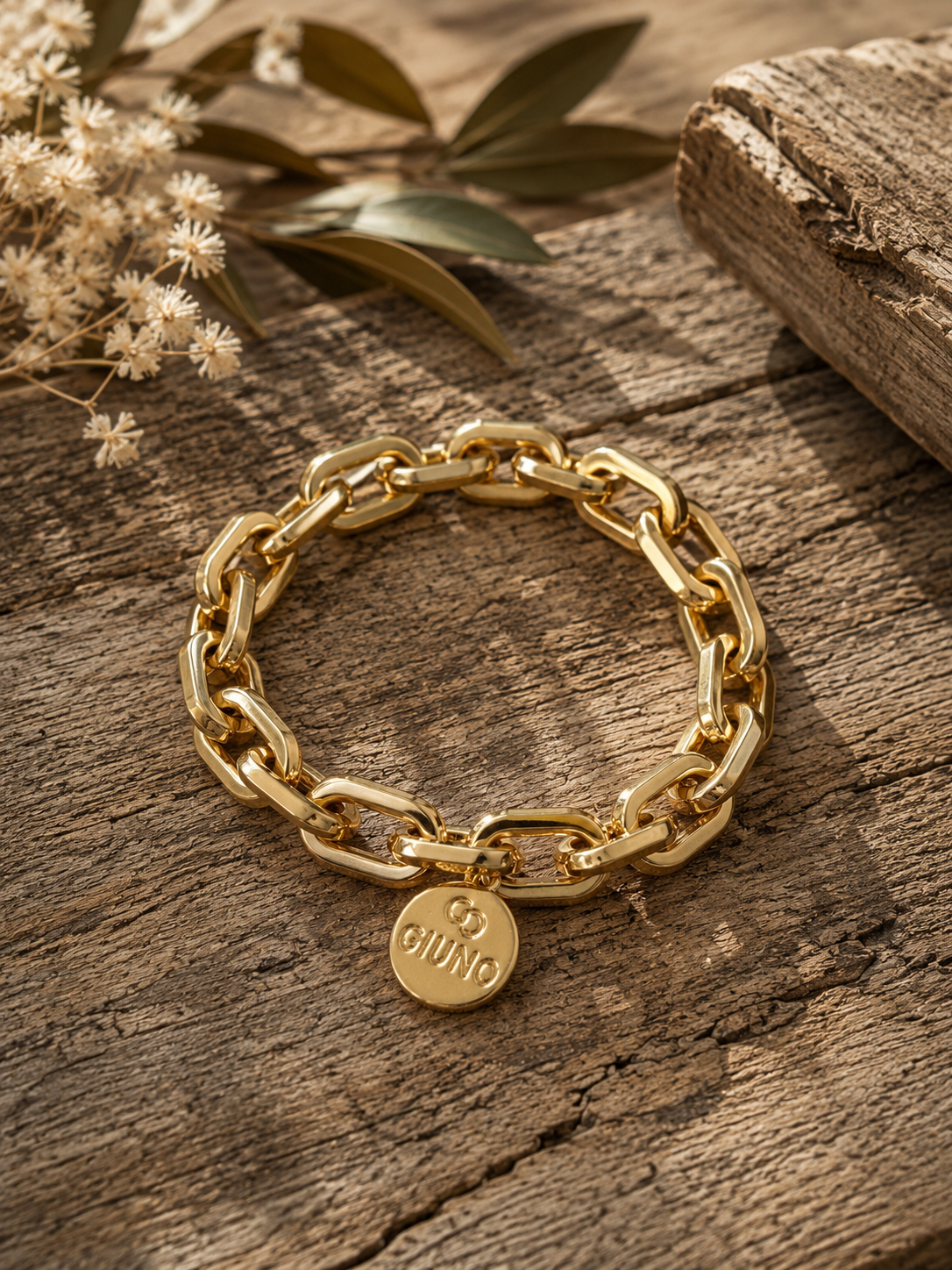 Kettenarmband in Goldoptik