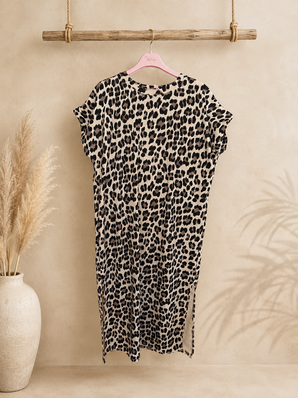 Shirtkleid Leo beige