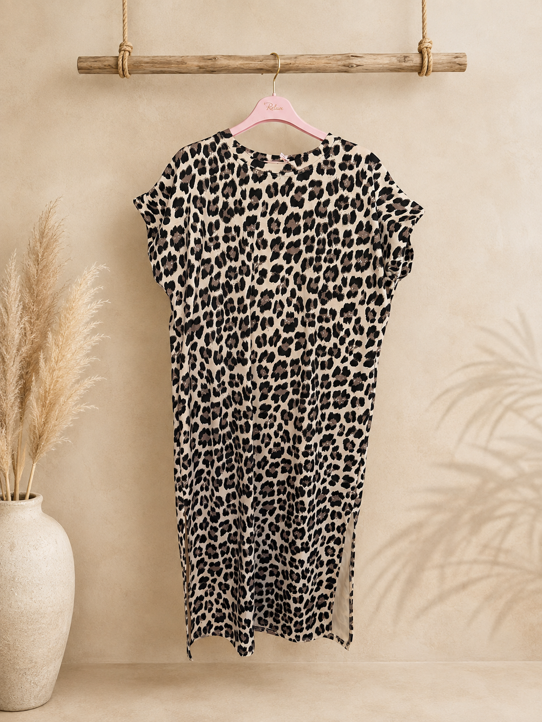 Shirtkleid Leo beige