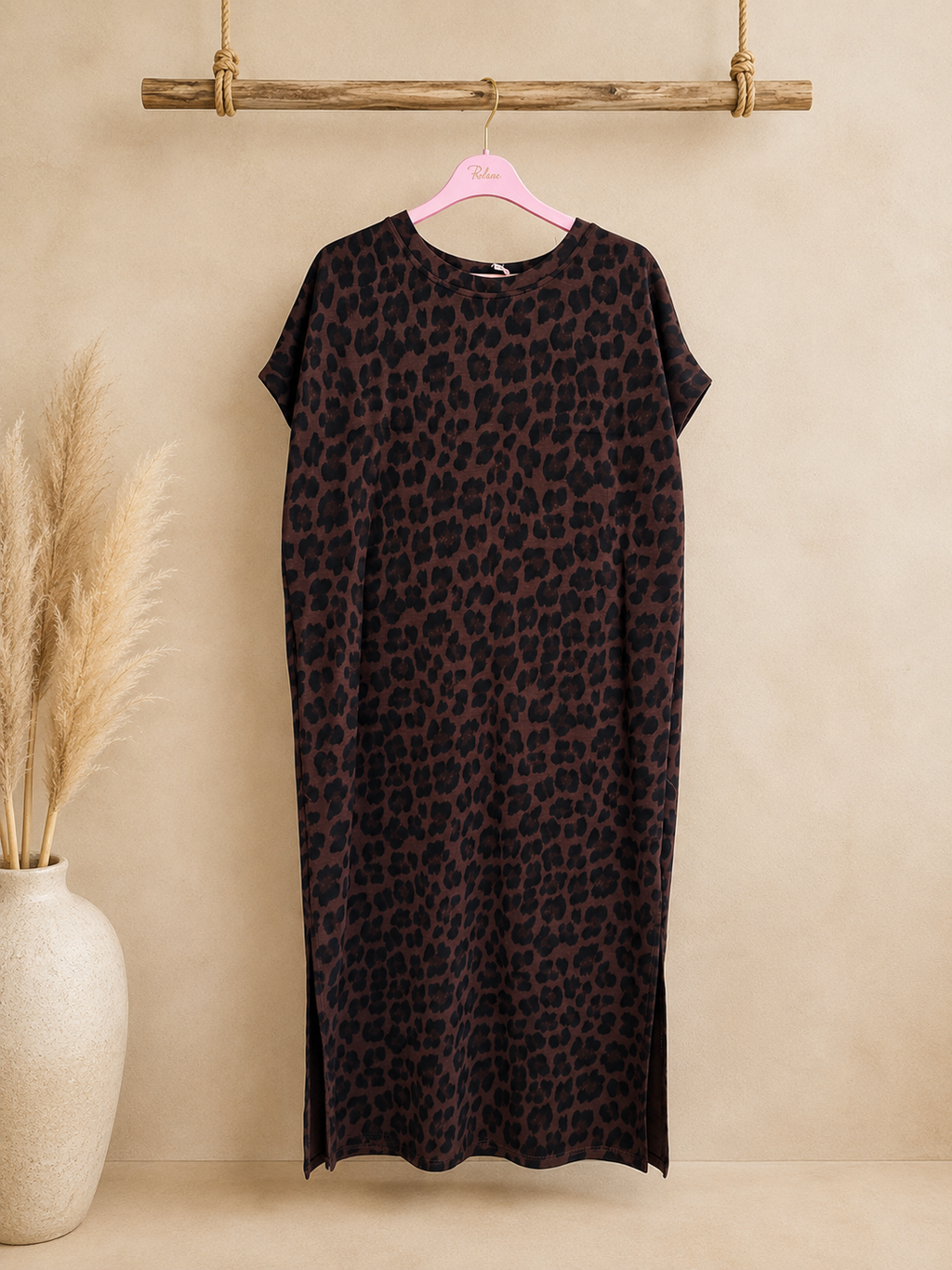 Shirtkleid Leo braun