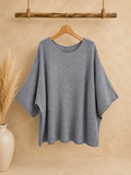 Feines Strickshirt Anthrazit