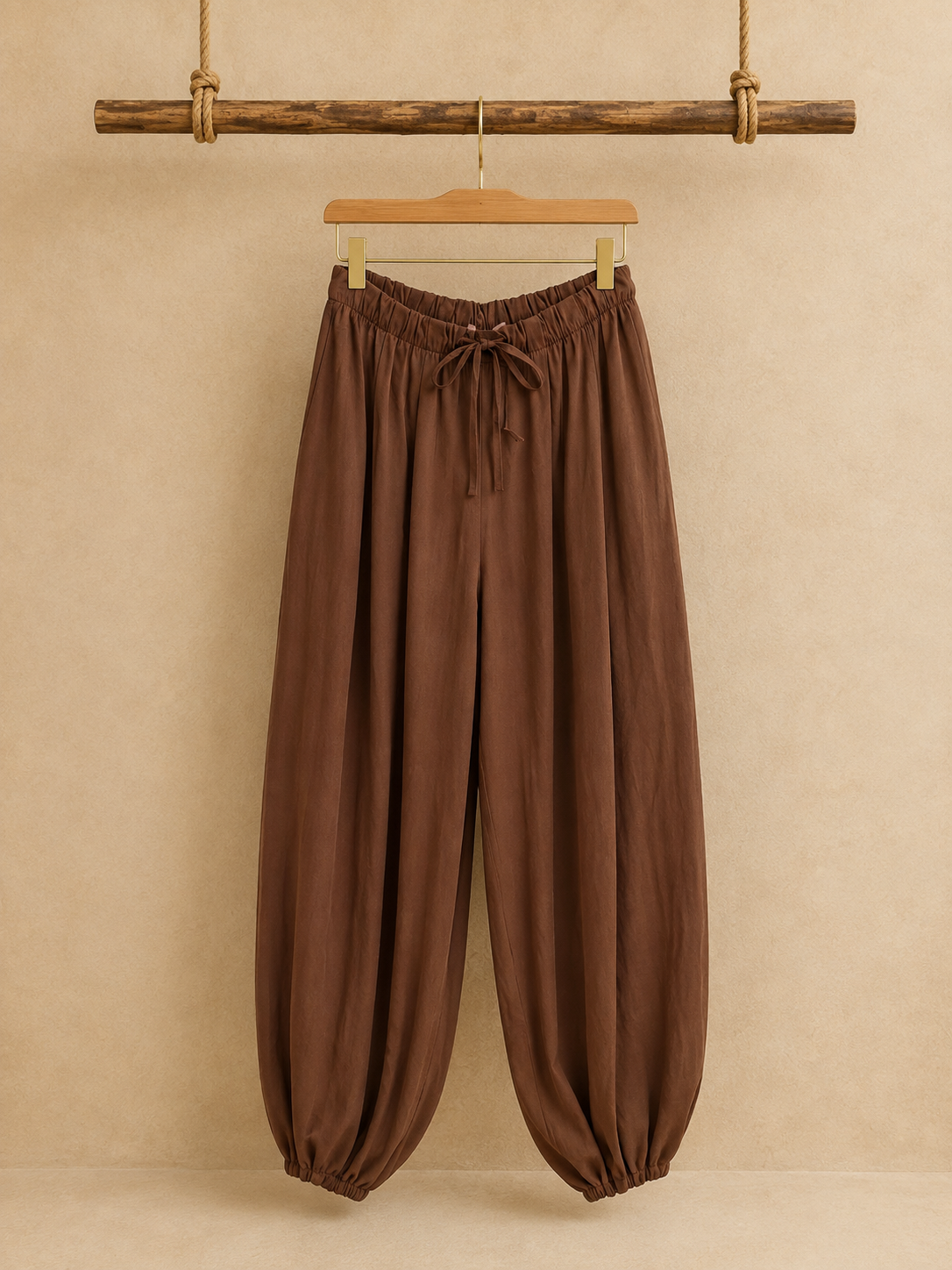 Leichte Hose Braun