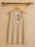 Feinstrick Top beige