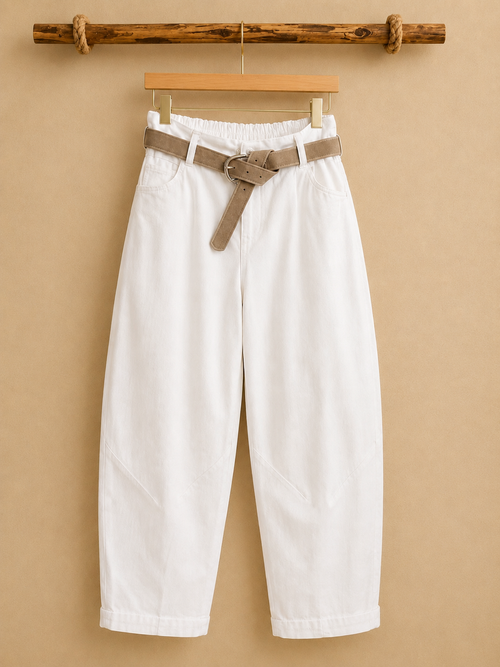 Barrel Hose Offwhite