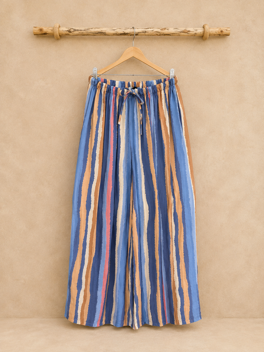 Luftige Sommerhose blau