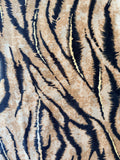 Tuch Zebra Braun