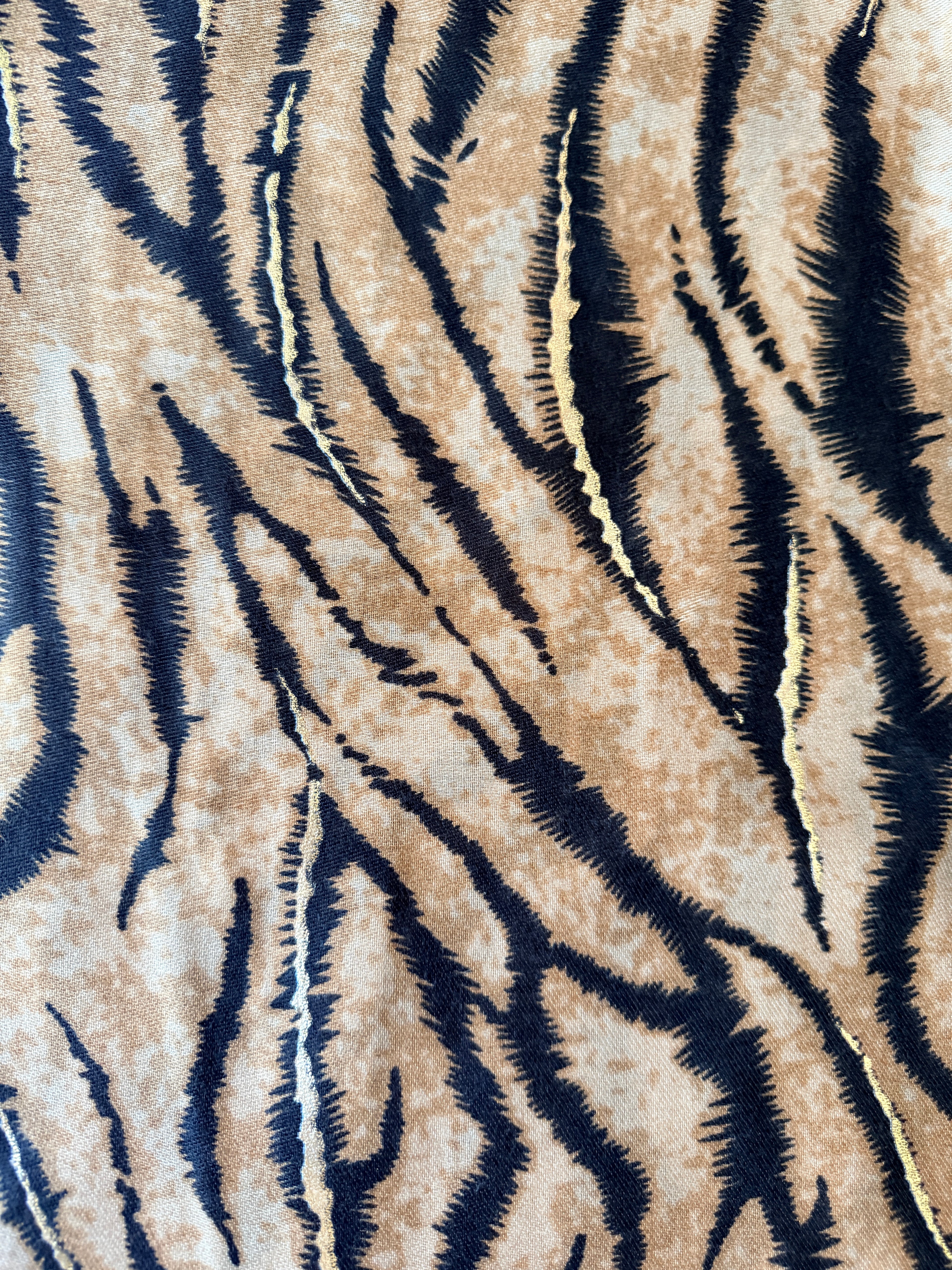 Tuch Zebra Braun